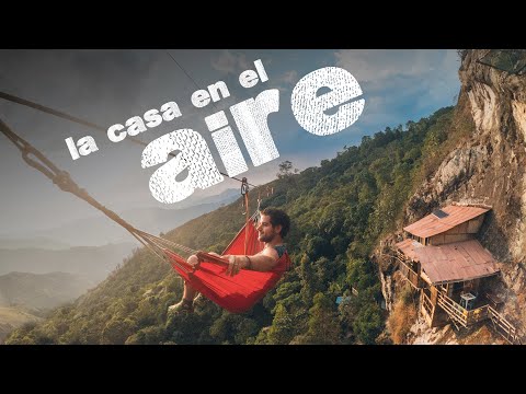 Así es LA CASA EN EL AIRE de Antioquia, COLOMBIA 🏡🌤 Episodio 102 - Vuelta al Mundo en Moto