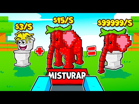Misturei Todos os Brainrots no Minecraft!