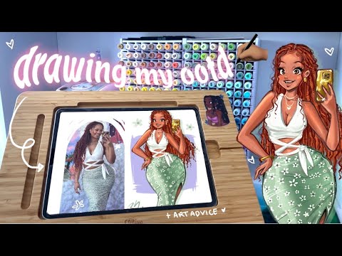 Draw with Me | OOTD + Art Advice and Encouragement 💗