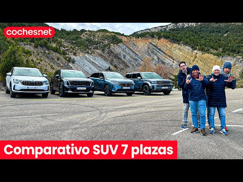 Comparativo SUV 7 plazas | Prueba / Test / Review en español | coches.net