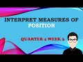 Deciles, Quartiles, and Percentiles