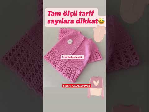 Basit tarif yelek yapımı. Kolay anlatım sayılar. Yelek örmenin püf noktaları #crochet #örgü #baby