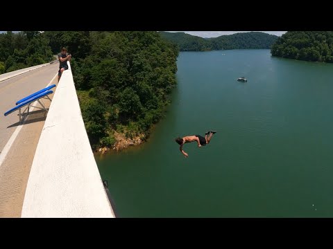 CRAZIEST CLIFF JUMPING OF ALL TIME (Quint 1 1/2 twists)