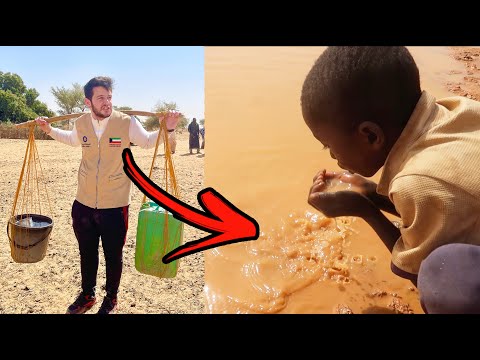زرنا افقر قرية افريقية يشربون ماء البرك مع الحيوانات! مناظر صادمة في 2022!!