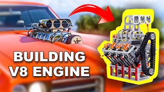 Building a Real Working V8 MOC Engine!