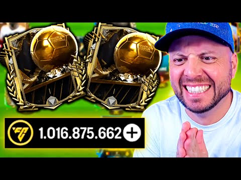 JUNTEI 1 BILHÃO de COINS !! PACK open ea fc mobile 25