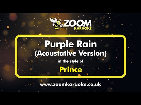 Acoustative Piano Karaoke – Purple Rain – Prince (Female Key +3)