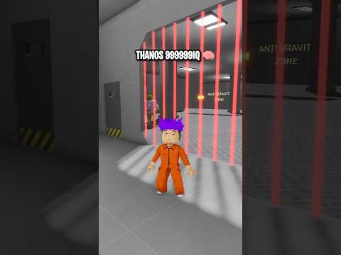 Thanos escape BARRY ALIEN BASE PRISON RUN ๐ง #roblox #shorts