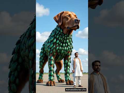 Dog covered in millions of green beetles saved by farmer #dog #animals #dog #treatment  #viralvideo
