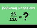 Reducing Fractions and Prime Factorization