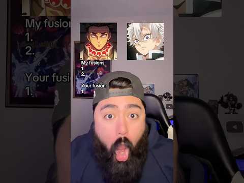 MY 2 Demon Slayer FUSIONS vs YOUR 1?! 🤯😱 #anime #demonslayer #shorts