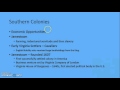 Colonial America: Key Concepts and Events