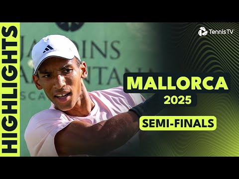Moutet Battles Michelsen; Auger-Aliassime Takes On Griekspoor | Mallorca 2025 Semi- Final Highlights