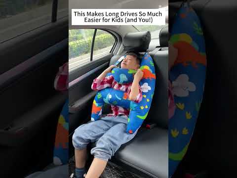 No More Wobbly Heads! This Pillow Helps Kids Sleep in the Car
