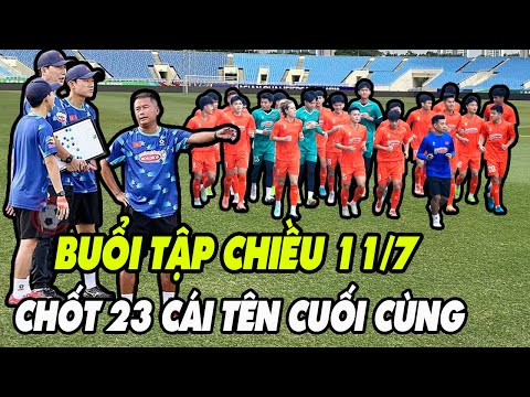 Buổi Tập Chiều 11/7, U23 Việt Nam Nhận Tin Vui, HLV Kim Công Bố 23 Cái Tên Sang Indonesia