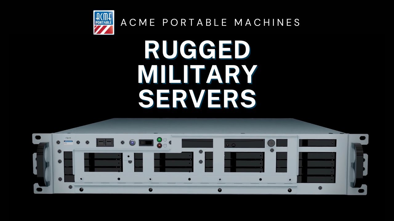 Rugged Military Servers for DEFENSE & AEROSPACE!