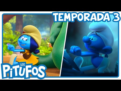 Quiero un dragón • Los Pitufos 3D • Dibujos animados para niños