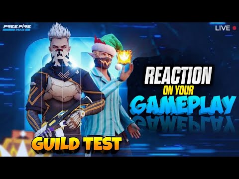 🔴[LIVE]FREE FIRE 😱 GUILD TEST 🔥💀 REDEEM CODE GIVEAWAY ❤‍🔥 || PK GAMING  #pkgaming