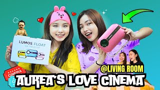 Aurea's Living Room Cinema for Valentine’s | "LUMOS FLOAT Review : First 360° Rotatable Projector"