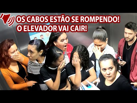 O ELEVADOR VAI CAIR! (VOZ DO GOOGLE NO ELEVADOR)