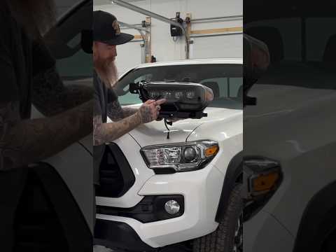 Alpharex headlights & V2 Tacoma grille 🔥