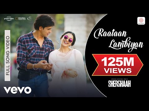 Raataan Lambiyan - Shershaah |Full Song |Sidharth, Kiara |Tanishk B., Jubin, Asees