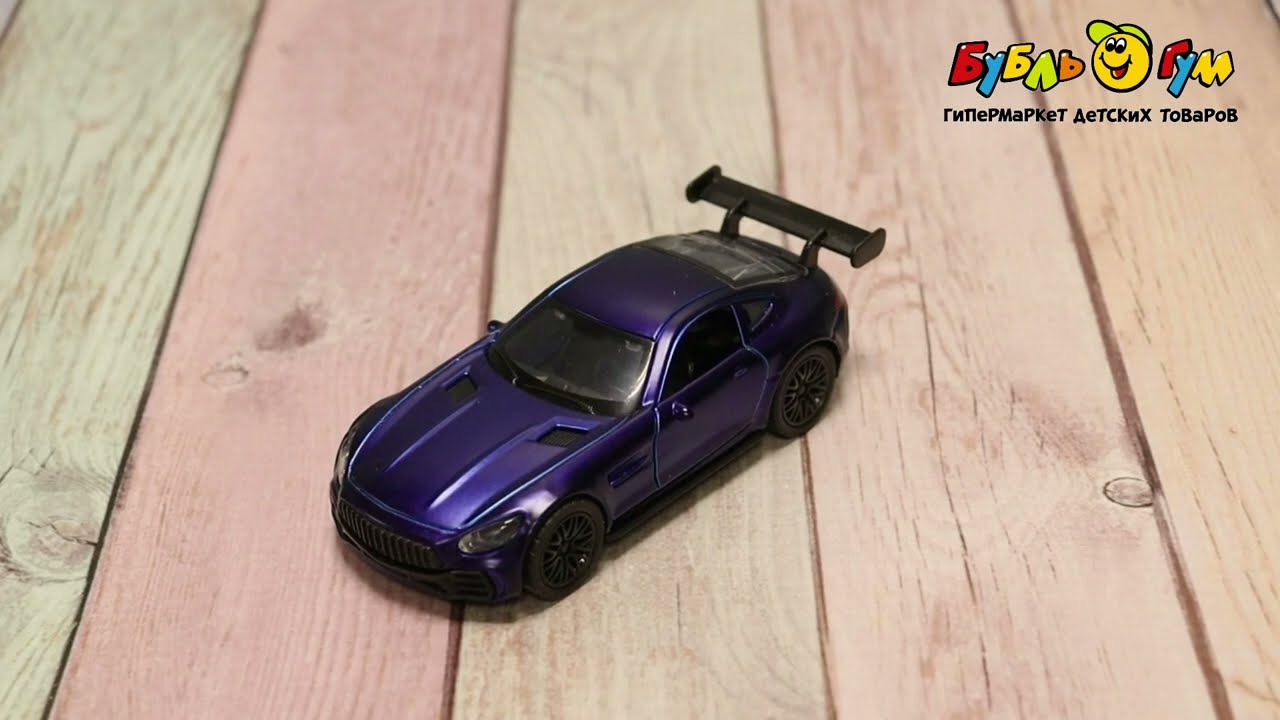 Автомобиль инерционный металлический с открывающимися дверями в ассортименте - видео
