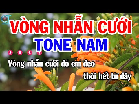 Karaoke Vòng Nhẫn Cưới Tone Nam ( Am ) Nhạc Sống Tuấn Kiệt