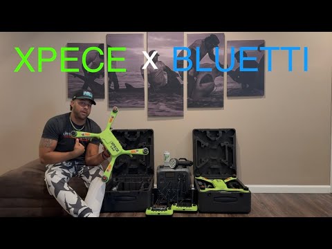 XPECE DRONE paired with the BLUETTI POWER STATION | LISHARKMAN