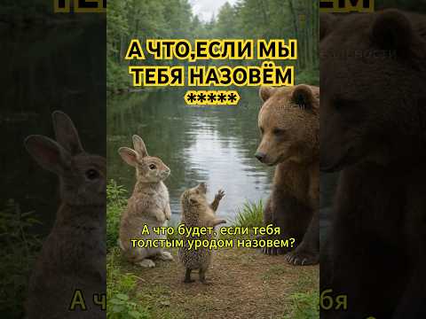 ЁЖ И ЗАЯЦ ТРОЛЛЯТ МЕДВЕДЯ - #нейросеть #юмор #мем #смешныеживотные #hailuoai #hailuo02 #minimax