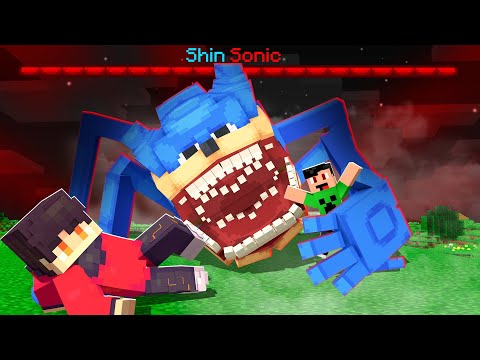 If You See SHIN SONIC in Minecraft.. RUN AWAY FAST!!