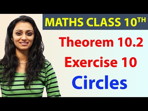 Theorem 10.2, "Circles" CBSE Class Xth Mathematics, CBSE