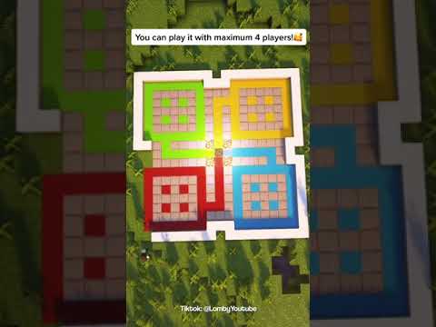 Minecraft: LUDO Board Game in Minecraft | #shorts