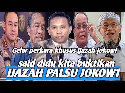 Hari ini di Bareskrim‼️said didu kita buktikan ijazah palsu | Gelar perkara khusus ijazah Jokowi