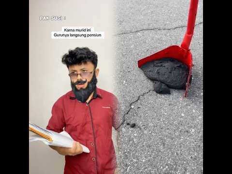 Langsung nyerah gurunya karna tingkah Muridnya ini