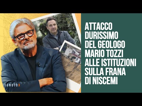 Attacco durissimo del geologo Mario Tozzi alle istituzioni sulla frana di Niscemi