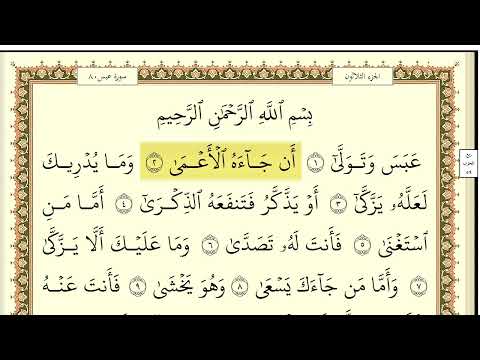 سورة عبس مكررة 30 مرة ماهر المعيقلي