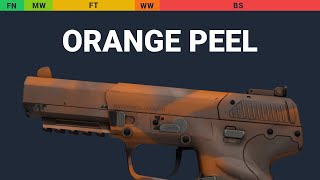 Five-SeveN Orange Peel Wear Preview