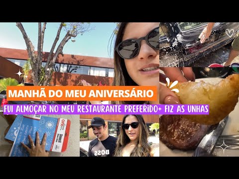 FUI ALMOÇAR NO RESTAURANTE PARA COMEMORAR MEU ANIVERSÁRIO