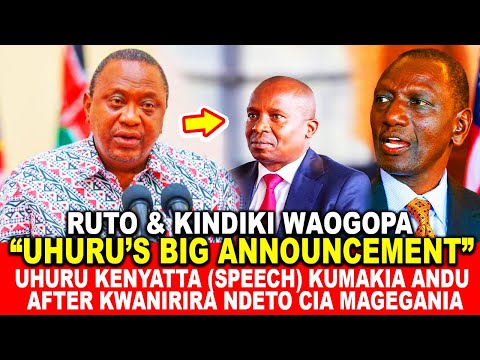 UHURU’S BIG ANNOUNCEMENT!UHURU KENYATTA (SPEECH) KUMAKIA ANDU AFTER KWANIRIRA NDETO CIA MAGEGANIA