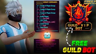 Free Fire New Guild Bot 🤖🔥 | Free Fire Guild Bot Setup 100% Free & Safe (Working Today)