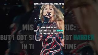 misheard vs actual lyrics 🫶🏻🪩⭐️ #swifties #taylorswifttheerastour #taylorswift @TaylorSwift