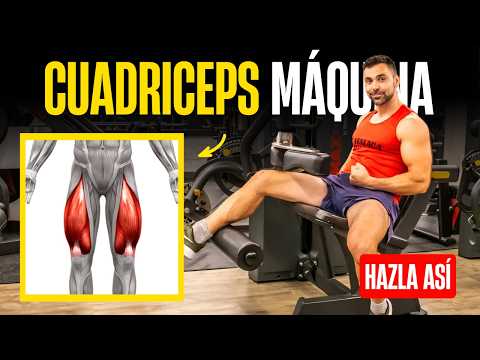 🧠 Cómo HACER la máquina de CUADRICEPS paso a paso en el GYM (Tutorial ✅ )