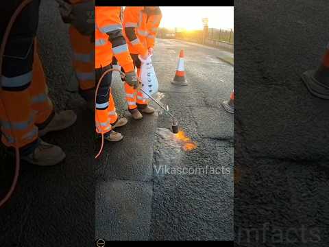 New Technology For Road Rapiring๐๐#youtubeindia #amazingfacts #youtubeindia