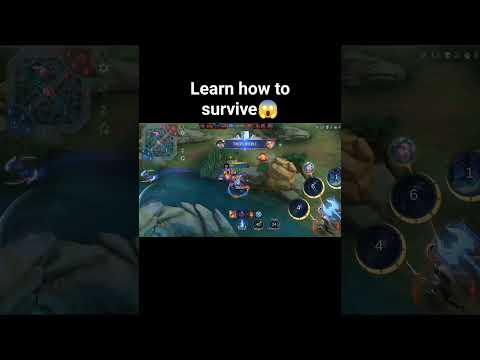 gusion strategy to survive😂 #mlbb #gusionbestmoments #mobilelegends #gusionplays #gusion