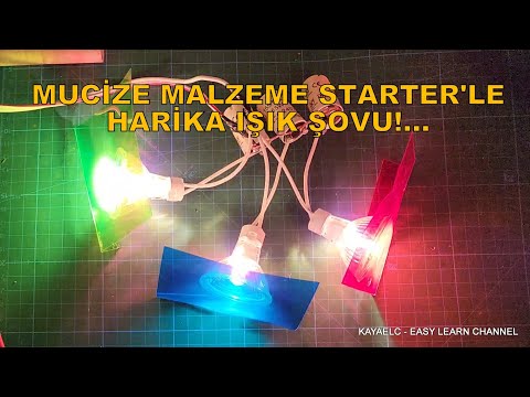 Mucize Malzeme Starter'le Harika Işık Şovu!...