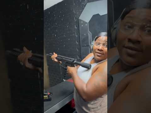 Son takes mom to gun range & this happened *MUST WATCH* #shorts #trending #daghettofamily