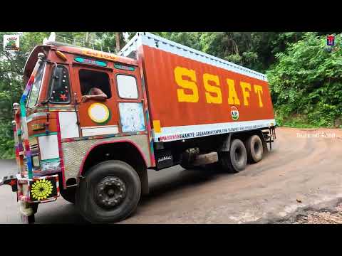 Truck Videos: Heavy Loaded Lorry Unable to Reverse back at Hairpin Curve