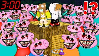 We are SURROUNDED by ALL Scary PEPPA PIG FAMILY At Night
