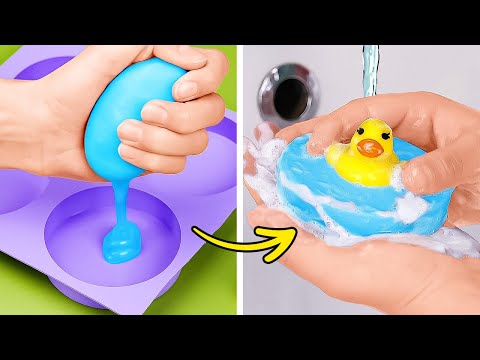 حيل رائعة للصابون 🧼 حِرف الصابون التي يمكنك صنعها في المنزل 🛁💖